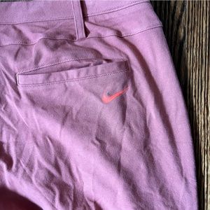 Peach Nike Stretch cropped Golf Pants